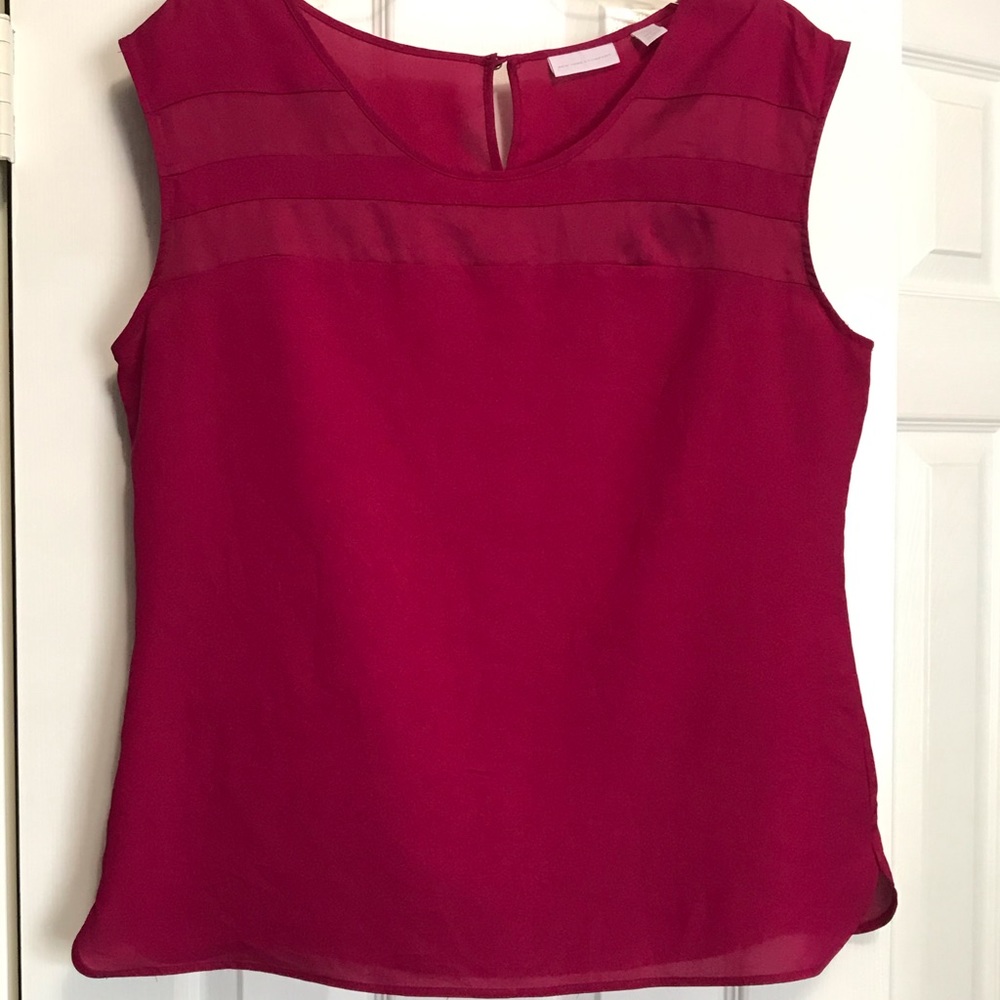 Maroon NY&Co, Size M, shirt